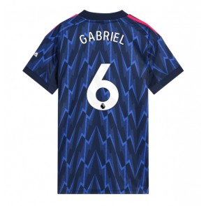 Arsenal Gabriel Magalhaes #6 Replika Udebanetrøje Dame 2025-26 Kortærmet